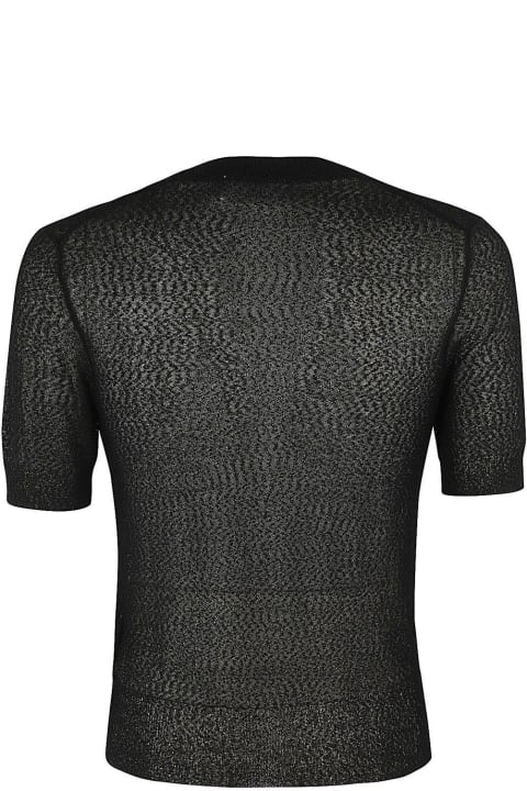 Ami Alexandre Mattiussi Topwear for Men Ami Alexandre Mattiussi Crewneck Knitted T-shirt