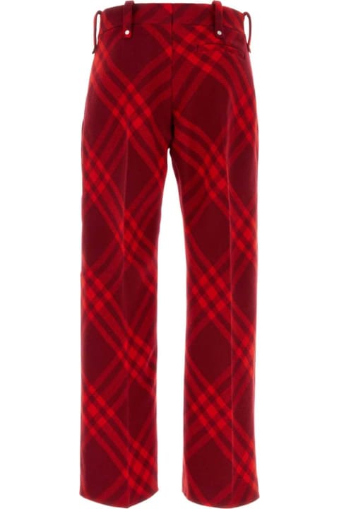 Burberry for Men Burberry Embroidered Wool Pant