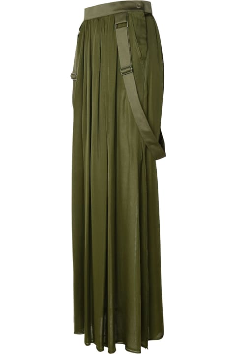 Max Mara Clothing for Women Max Mara 'jedy' Khaki Silk Skirt
