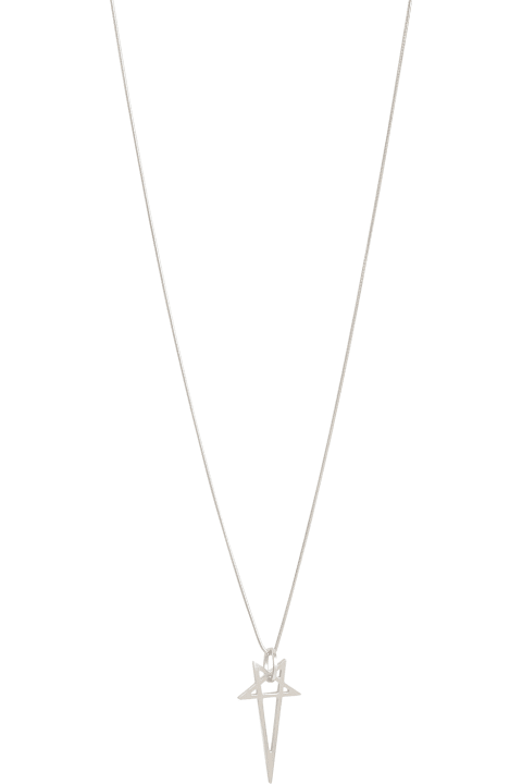 Homeware Rick Owens Pentagram Brass Necklace