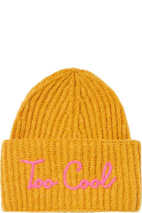 Fashion for Kids MC2 Saint Barth Woman Brushed And Ultra Soft Beanie With Too Cool Embroidery