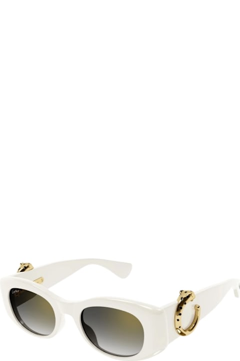 Cartier Eyewear Eyewear for Men Cartier Eyewear Ct 0472 - White Sunglasses