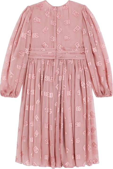 Dolce & Gabbana Dresses for Girls Dolce & Gabbana Jacquard Dress With Dg Logo