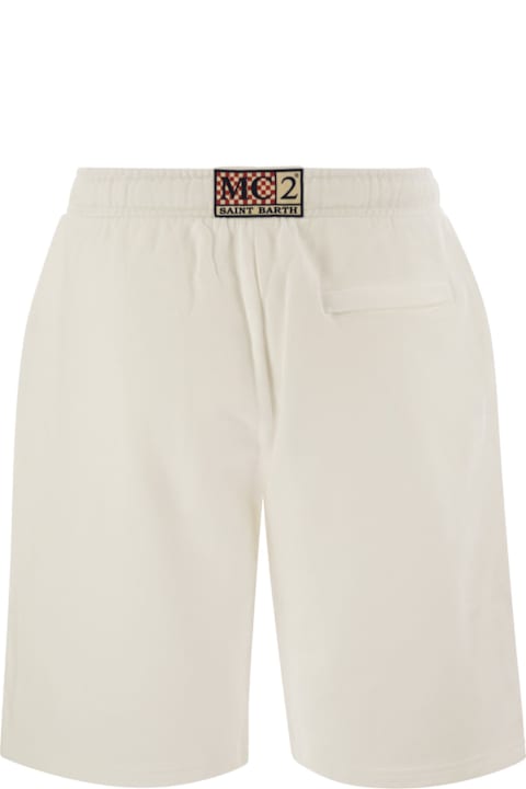 MC2 Saint Barth Pants for Men MC2 Saint Barth Randle - Cotton Fleece Bermuda Shorts