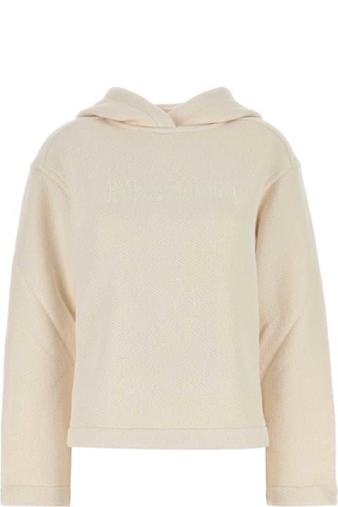 Homeware Max Mara Ivory Cotton Blend Gary Sweatshirt