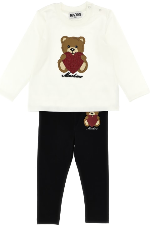 Sale for Baby Girls Moschino T-shirt + Leggings Set