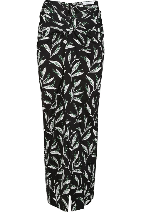 Fashion for Women Paco Rabanne Long Printed Viscose Jersey Skirt