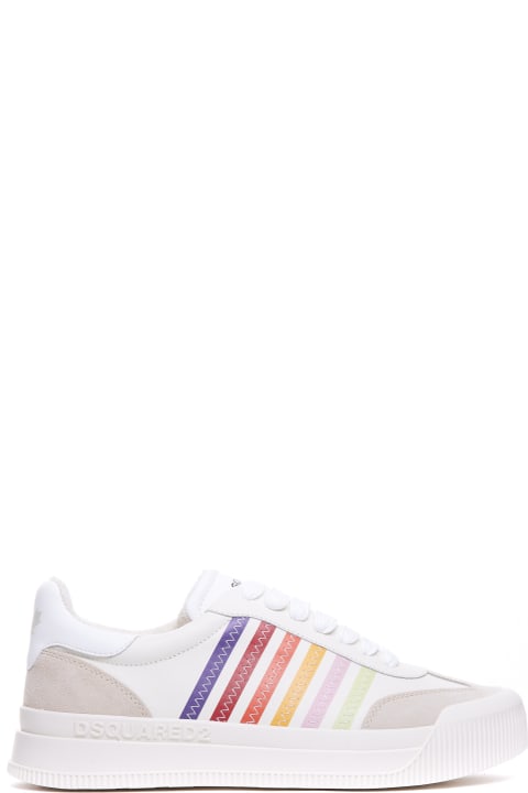 Dsquared2 Sale for Men Dsquared2 New Jersey Lace-up Low Top Sneakers