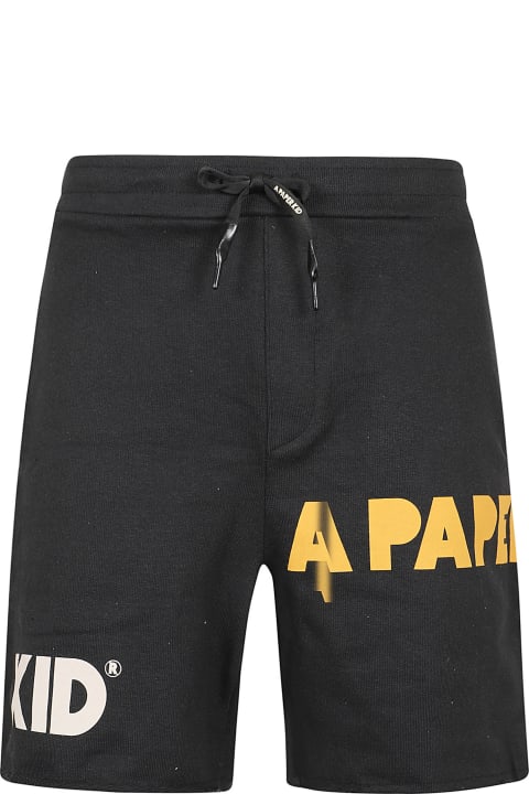 A Paper Kid سراويل لـ القسم الرجالي A Paper Kid Sweatshorts Unisex