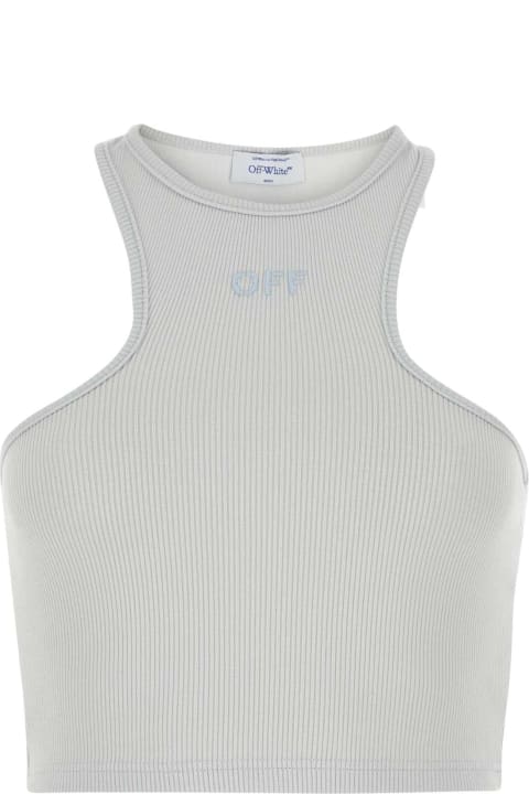 Off-White for Women Off-White Stretch Cotton Top