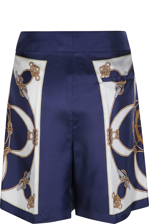 Pants & Shorts for Women Bally Mid-rise Helm Printed Shorts