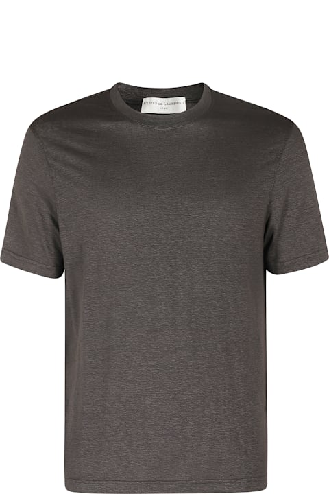 Filippo De Laurentiis Clothing for Men Filippo De Laurentiis Tshirt Mm Lino Stretch