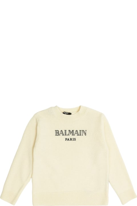 Homeware Balmain Balmain Kids Embroidered Sweater