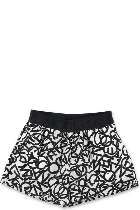 Moncler Bottoms for Girls Moncler Logo Shorts