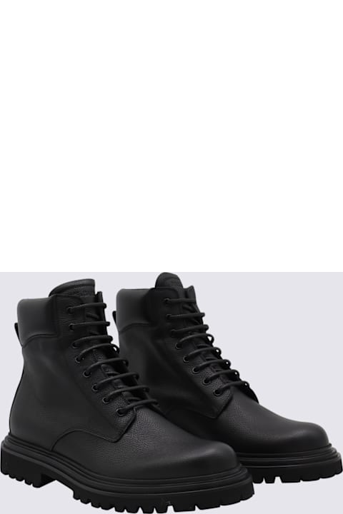 أدوات منزلية Dolce 
Gabbana Black Leather Boots