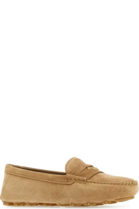 Fashion for Women Miu Miu Biscuit Suede Loafers