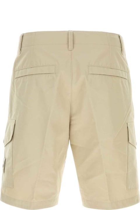 メンズ Stone Islandのボトムス Stone Island Beige Cotton Bermuda Shorts