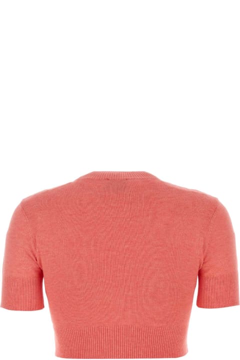 Patou for Women Patou Pink Cotton Blend Sweater