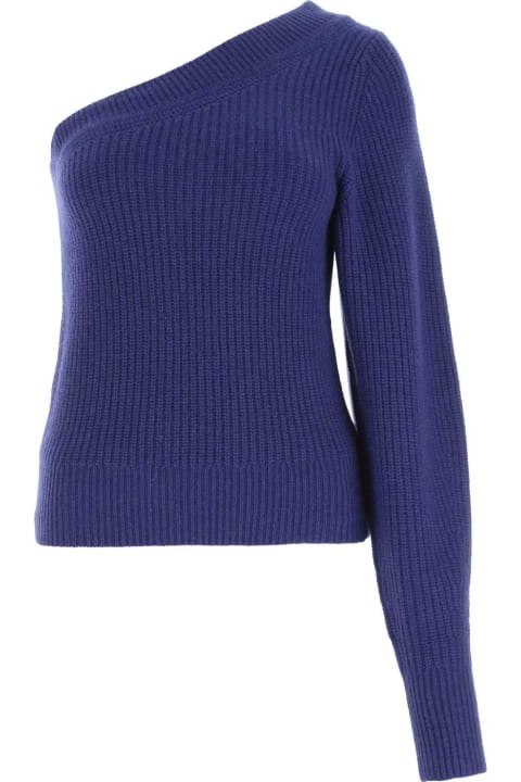 ウィメンズ新着アイテム Isabel Marant Blue Wool Blend Bowen Sweater