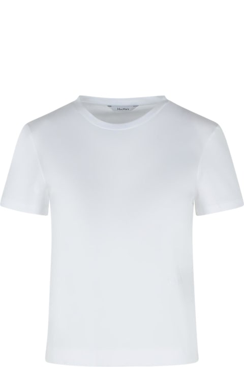 أدوات منزلية Max Mara White Cotton T-shirt