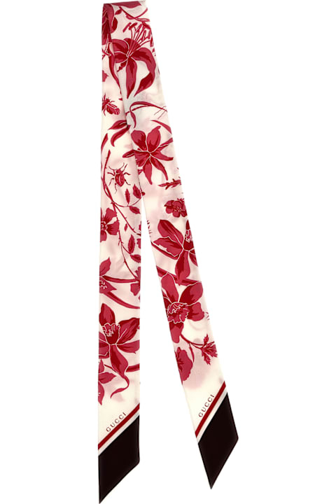 Gucci Scarves & Wraps for Women Gucci Floral Bow