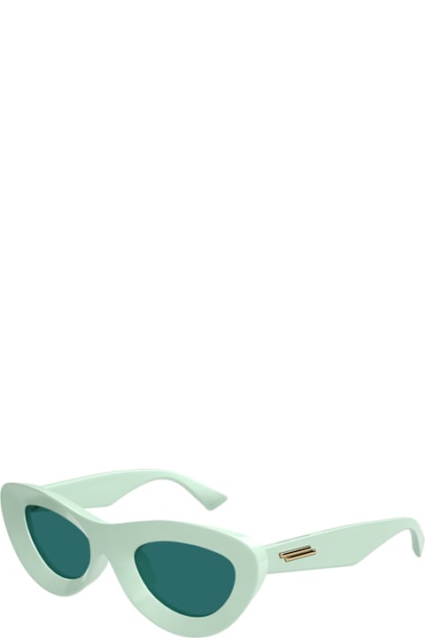 Bottega Veneta Eyewear Eyewear for Women Bottega Veneta Eyewear Bottega Veneta Bv1325s 004 Green Green Sunglasses