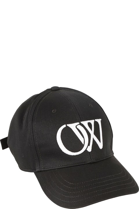 Hats for Men Off-White Multi Logo Baseball Cap
