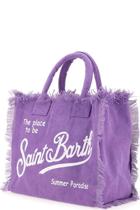 Totes for Women MC2 Saint Barth "vanity" Cotton Canvas Bag