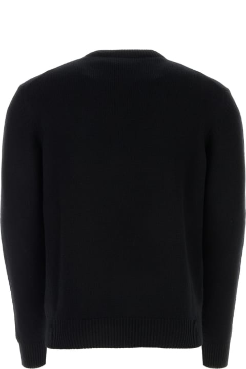 Sweaters for Men Prada Black Cashmere Sweater
