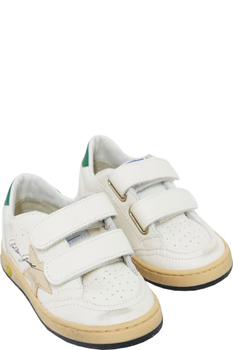 Shoes for Boys Golden Goose Leather Sneakers