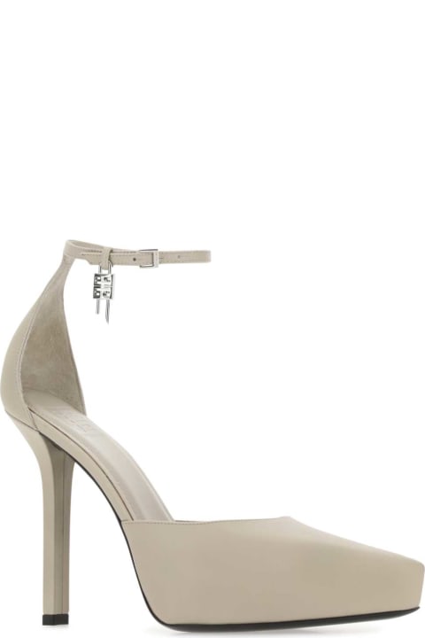 Givenchy Sale for Women Givenchy Sand Leather G-lock Pumps