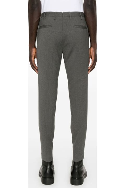 Incotex Pants for Men Incotex Grey Wool Blend Trousers