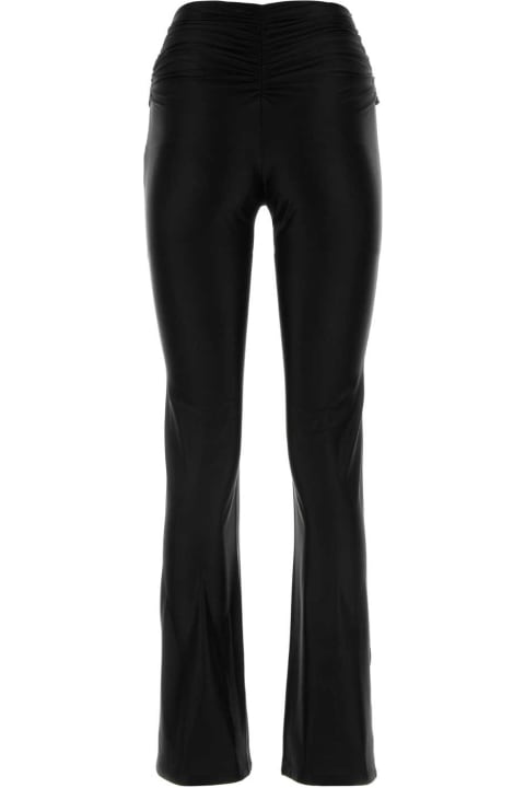 Paco Rabanne Pants & Shorts for Women Paco Rabanne Black Stretch Viscose Pant