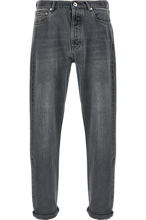 Quiet Luxury for Men Brunello Cucinelli Garment-dyed Jeans