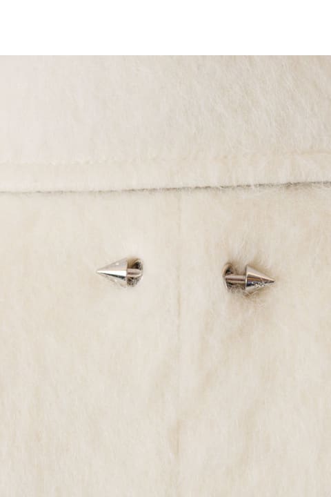 Patrizia Pepe for Kids Patrizia Pepe Long Coat With Revers Collar