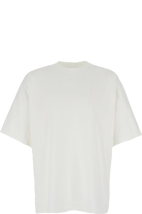 Axel Arigato for Men Axel Arigato White Crew Neck T-shirt In Cotton Man