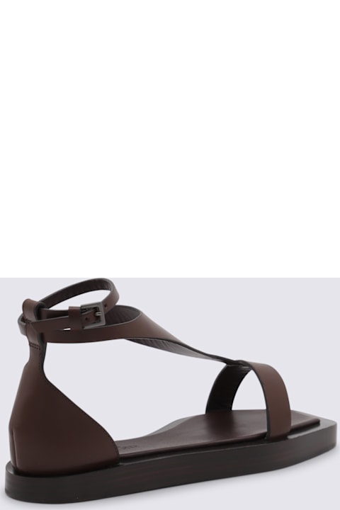 Max Mara for Women Max Mara Brown Veraflat Sandals