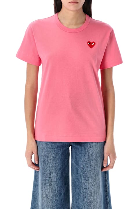أدوات منزلية Comme des Garçons Play Red Heart Patch T-shirt