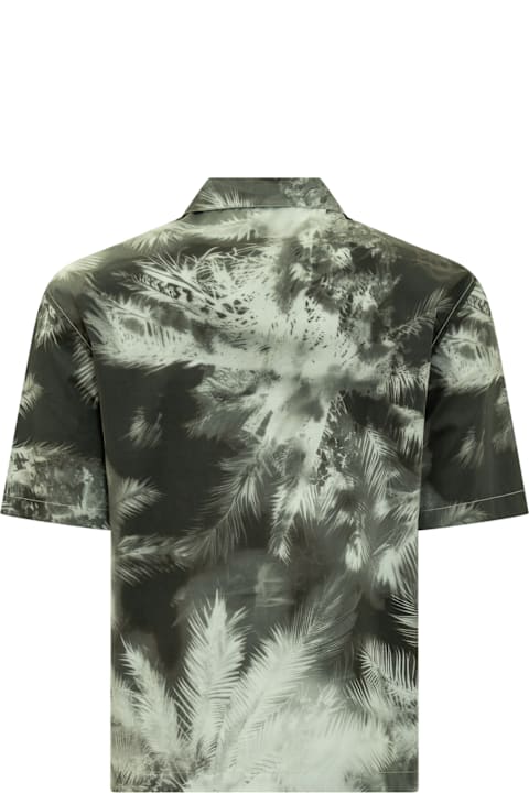 Palm Angels قمصان لـ القسم الرجالي Palm Angels Blueprint Shirt