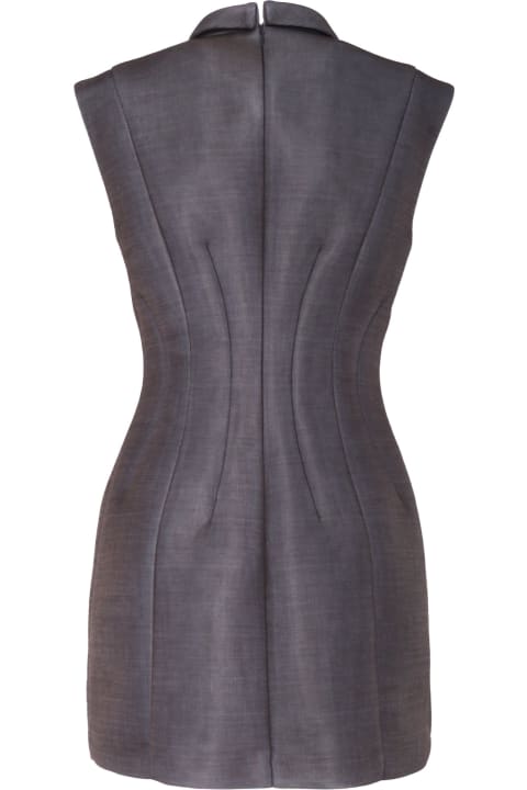 Homeware Philosophy di Lorenzo Serafini Gray Mini Dress