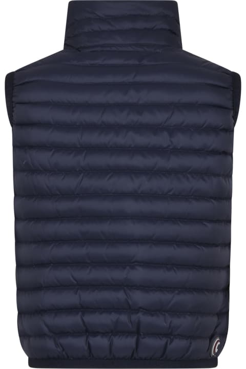 Homeware Colmar Blue Vest For Boy With Logo