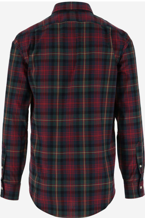 Cotton Shirt With Check Pattern