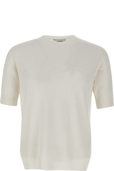 Lardini Sweaters for Men Lardini Linen And Cotton T-shirt