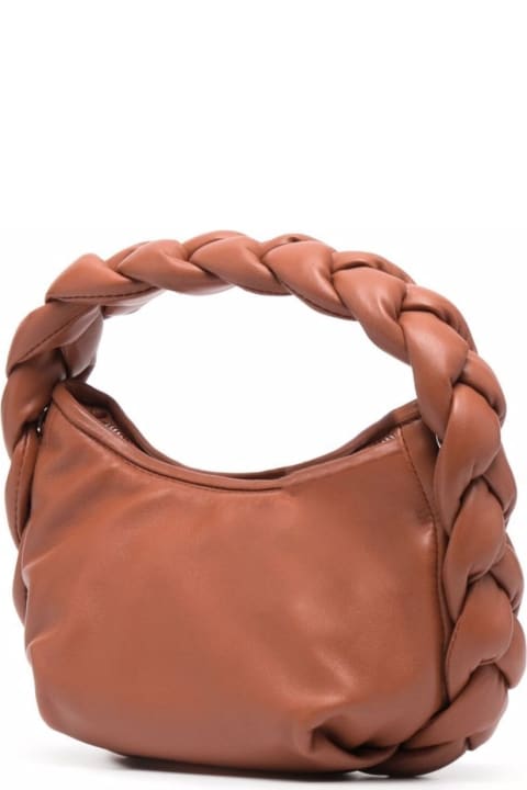 Hereu Totes for Women Hereu Brown Espiga Mini Tote Bag In Lamb Leather Woman