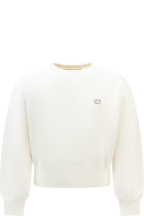 ガールズ TwinSetのニットウェア＆スウェットシャツ TwinSet Sweater With Logo