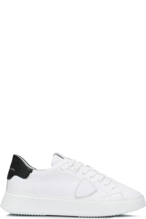 Fashion for Men Philippe Model Temple Low Sneakers - White And Black