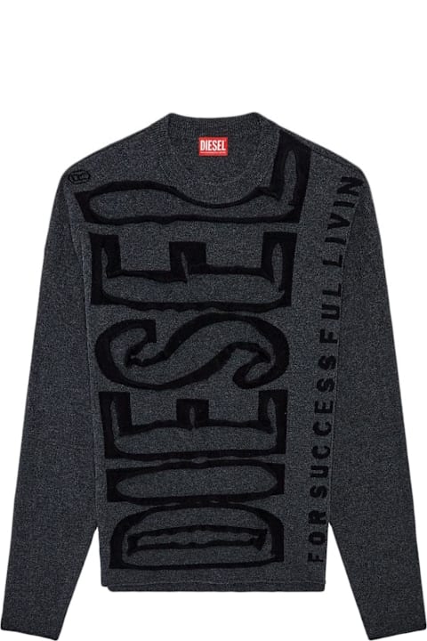 Diesel Sweaters for Men Diesel Diesel Sweaters Grey