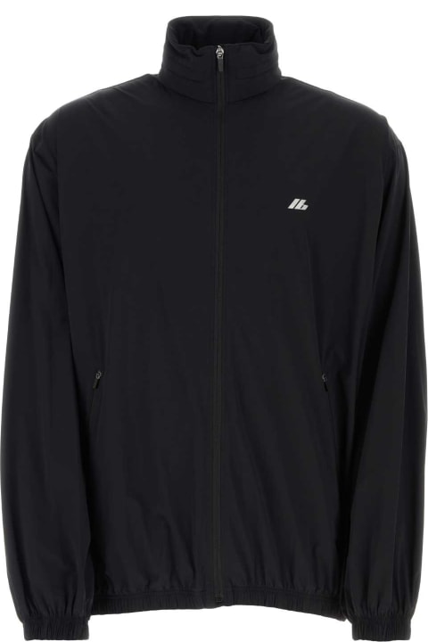 Homeware Balenciaga Black Stretch Nylon Windbreaker