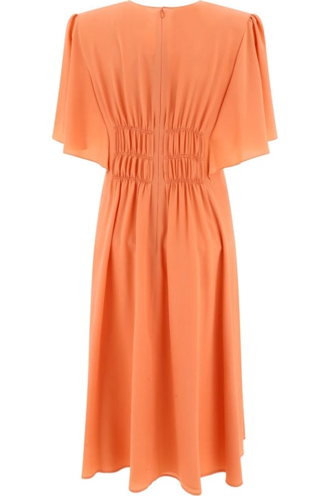 Chloé for Women Chloé Flared Dress With Cap Sleeves