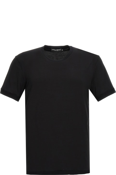 Dolce & Gabbana Sale for Men Dolce & Gabbana Stretch Viscose Blend T-shirt